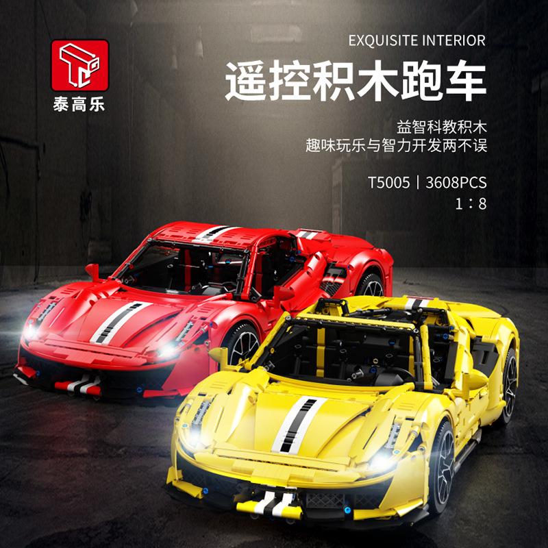 TGL T5005 Super Car 488 with 3608 pieces 4 - LEPIN Germany
