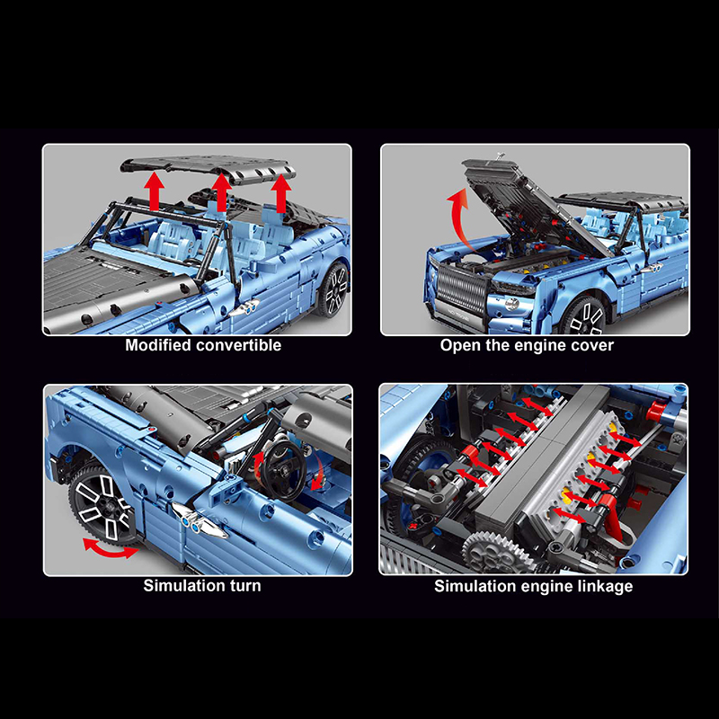TGL T5018 Rolls Royce Floating Shadow with 2903 pieces 4 - LEPIN Germany