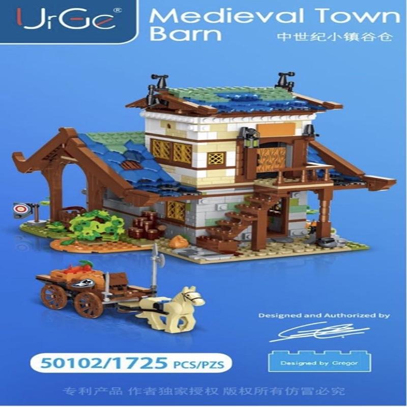 URGE 50102 Medievaltown Barn with 1724 pieces 1 - LEPIN Germany