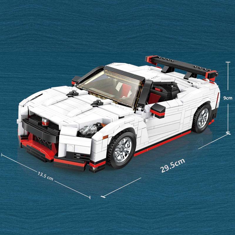 Yeshin 13104 Creator Idea Technic Cars The GTR Speed Racing Car Set Cars legoing Building Blocks 3 - LEPIN Germany