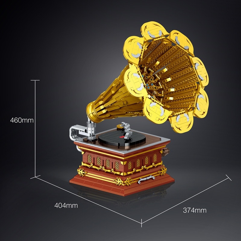 builo yc 21002 classical phonograph with app control 2904 - LEPIN Germany