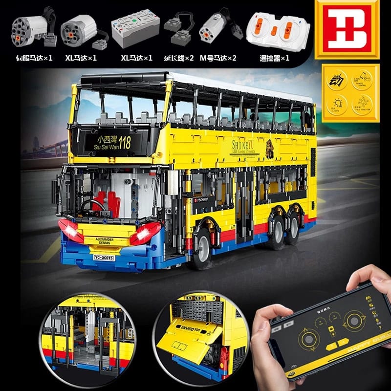 builo yc qc015 transbus enviro 500 mark i city double decker bus 3399 - LEPIN Germany