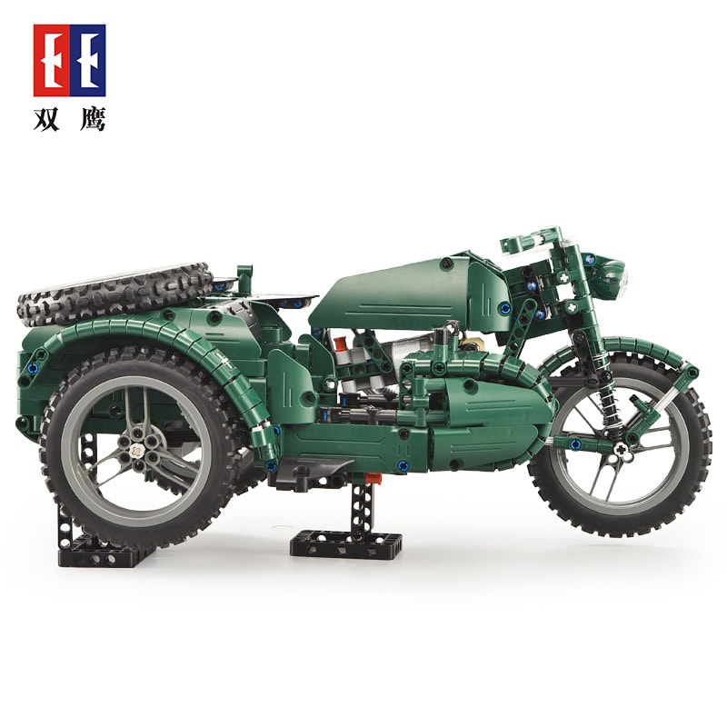 cada c51021 world war ii military three wheeled motorcycle 2857 - LEPIN Germany