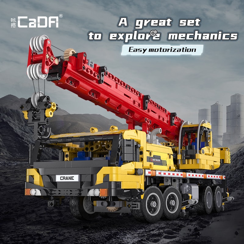 cada c61081 functional crane truck 4584 - LEPIN Germany