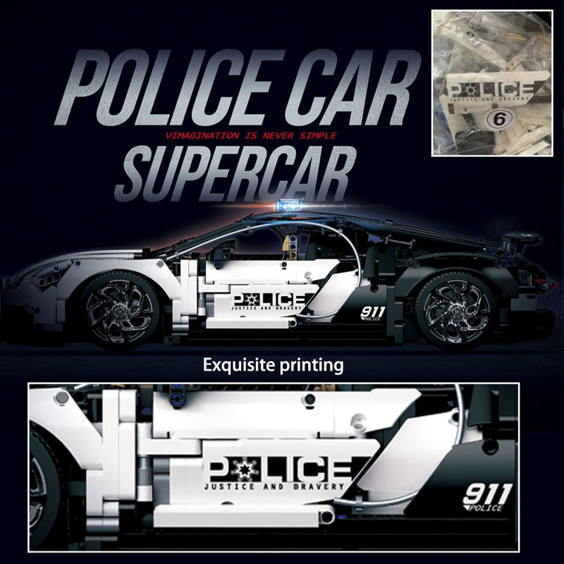 decool 3388d the police racing car 8060 - LEPIN Germany