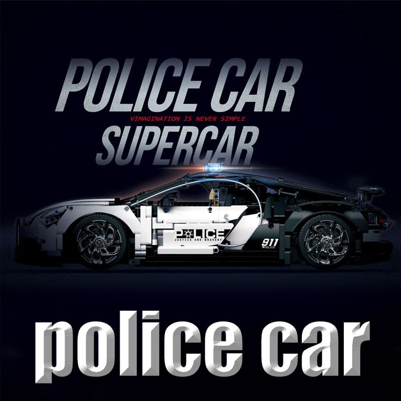 decool 3388d the police racing car 8894 - LEPIN Germany