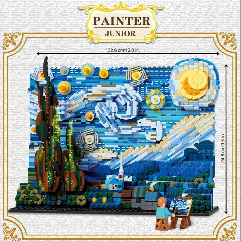 dk 3001 vincent van gogh the starry night 1737 - LEPIN Germany