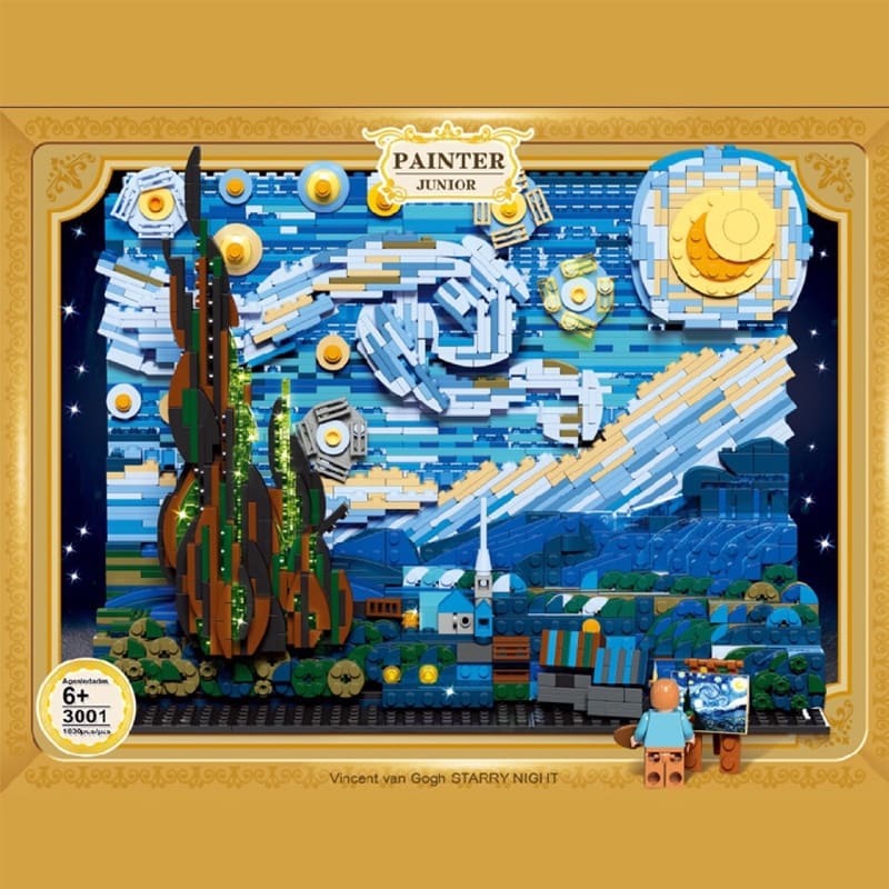 dk 3001 vincent van gogh the starry night 2726 - LEPIN Germany