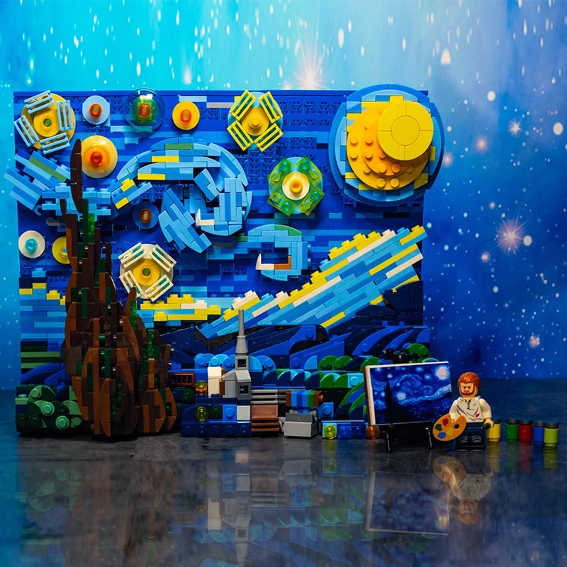 dk 3001 vincent van gogh the starry night 5329 - LEPIN Germany