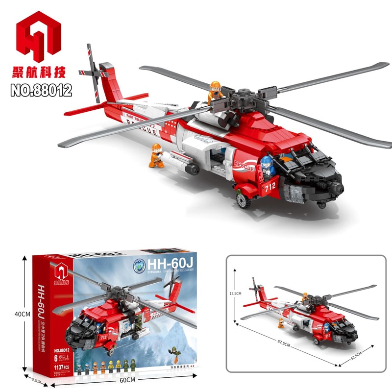 juhang 88012 hh 60j rescue helicopter 5723 - LEPIN Germany