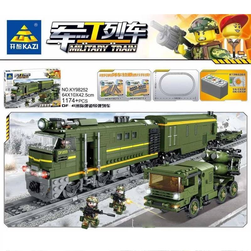 kazi ky98252 military train df 41 intercontinental ballistic missile train 4319 - LEPIN Germany