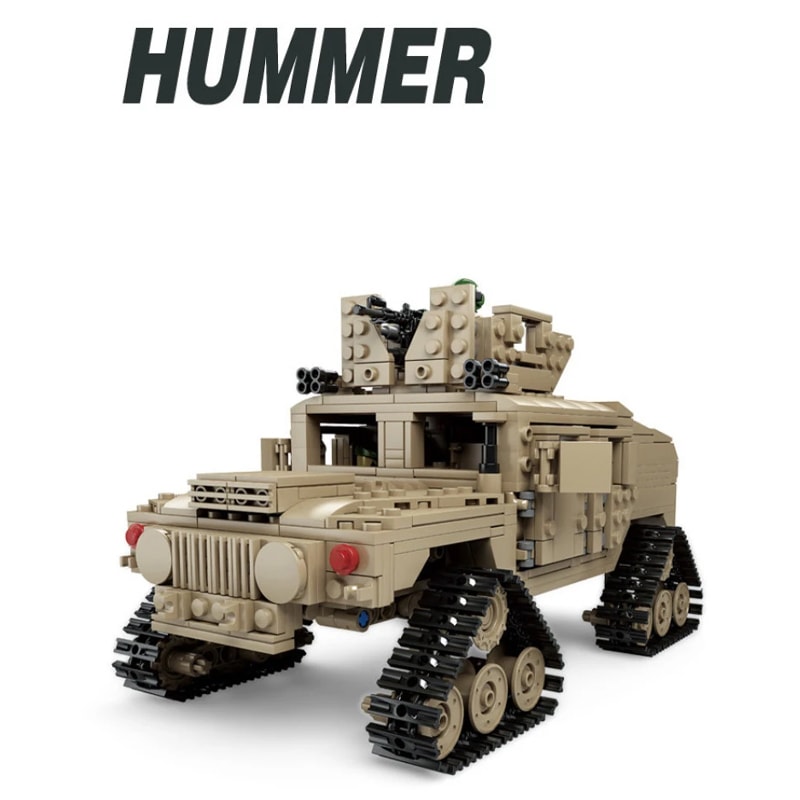 kazi ky 10000 m1a2 abrams mbt and hummer 2 in 1 1336 - LEPIN Germany