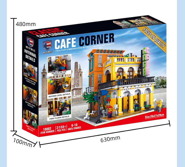 lej 10002 cafe corner building 7702 - LEPIN Germany