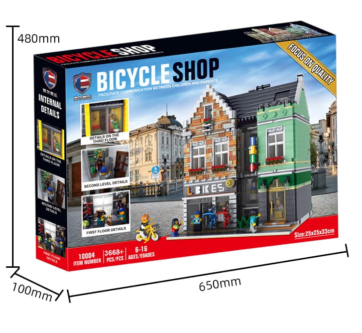 lej 10004 bicycle shop building 3643 - LEPIN Germany