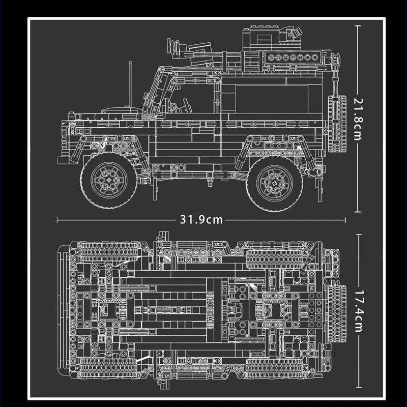 lej j908 land rover defender off road car 8484 - LEPIN Germany
