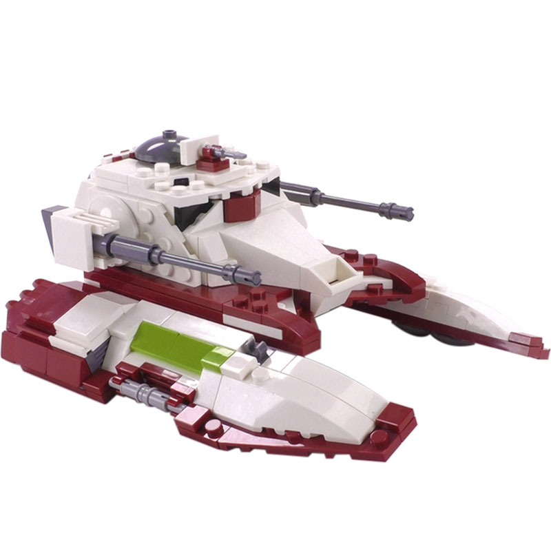 moc 18145 republic fighter tank tx 130t minifig scale with 378 pieces - LEPIN Germany