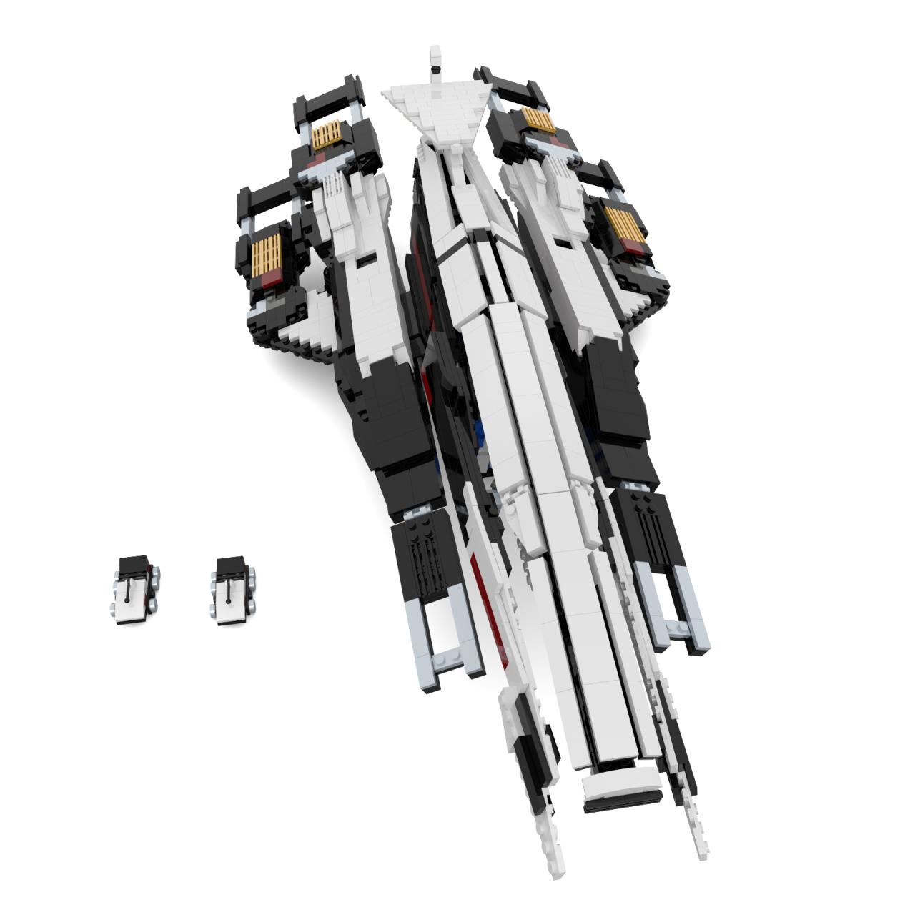 moc 21578 mass effect normandy sr 1 with 1886 pieces 2 - LEPIN Germany