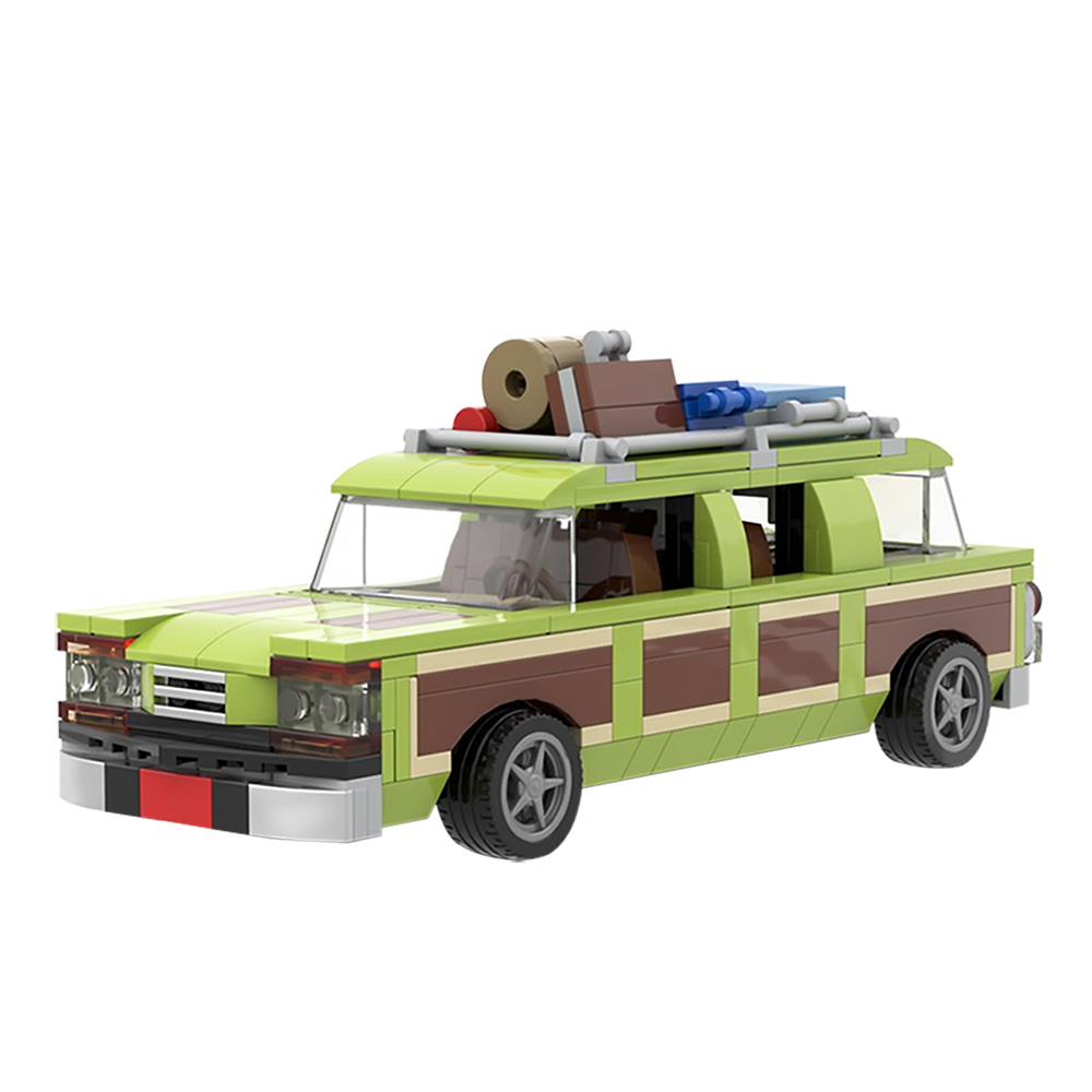 moc 22175 1983 family truckster station wagon with 385 pieces - LEPIN Germany