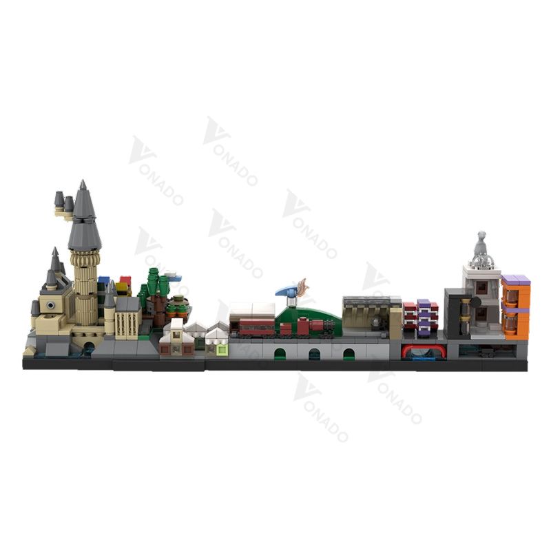 moc 22348 harry potter skyline architecture with 621 pieces 1 - LEPIN Germany