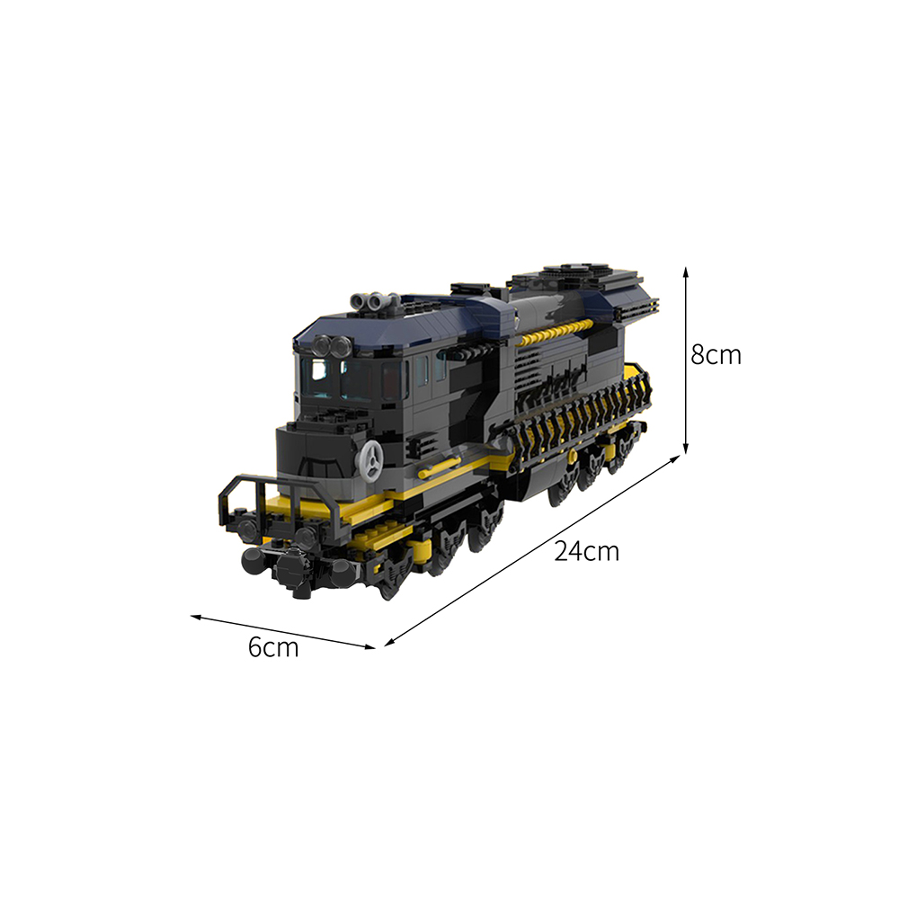 moc 22940 train engine version heritage with 595 pieces 2 - LEPIN Germany