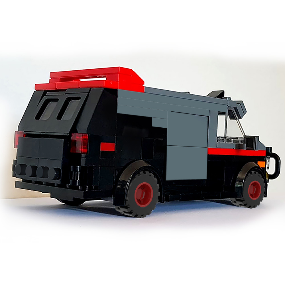 moc 24285 a team van in minifig scale with 221 pieces 1 - LEPIN Germany