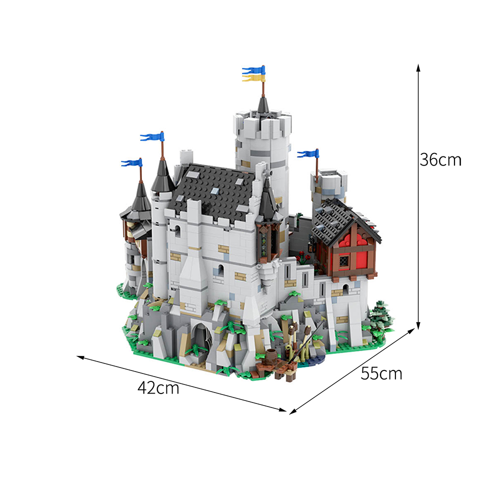 moc 24877 lowenstein castle with 3609 pieces 2 - LEPIN Germany