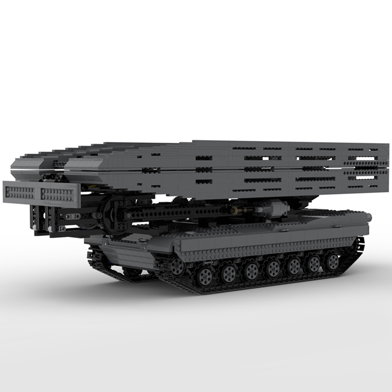 moc 29526 ultimate m1a2 abrams tank with scissor type bridge and launcher with 3081 pieces - LEPIN Germany