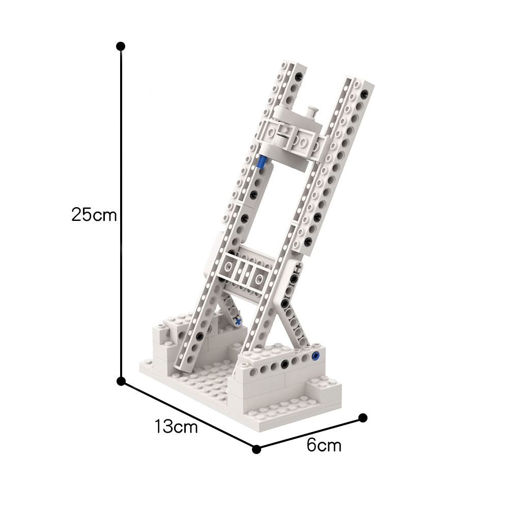 moc 29813 stifos vertical stand for mf with 63 pieces 2 - LEPIN Germany