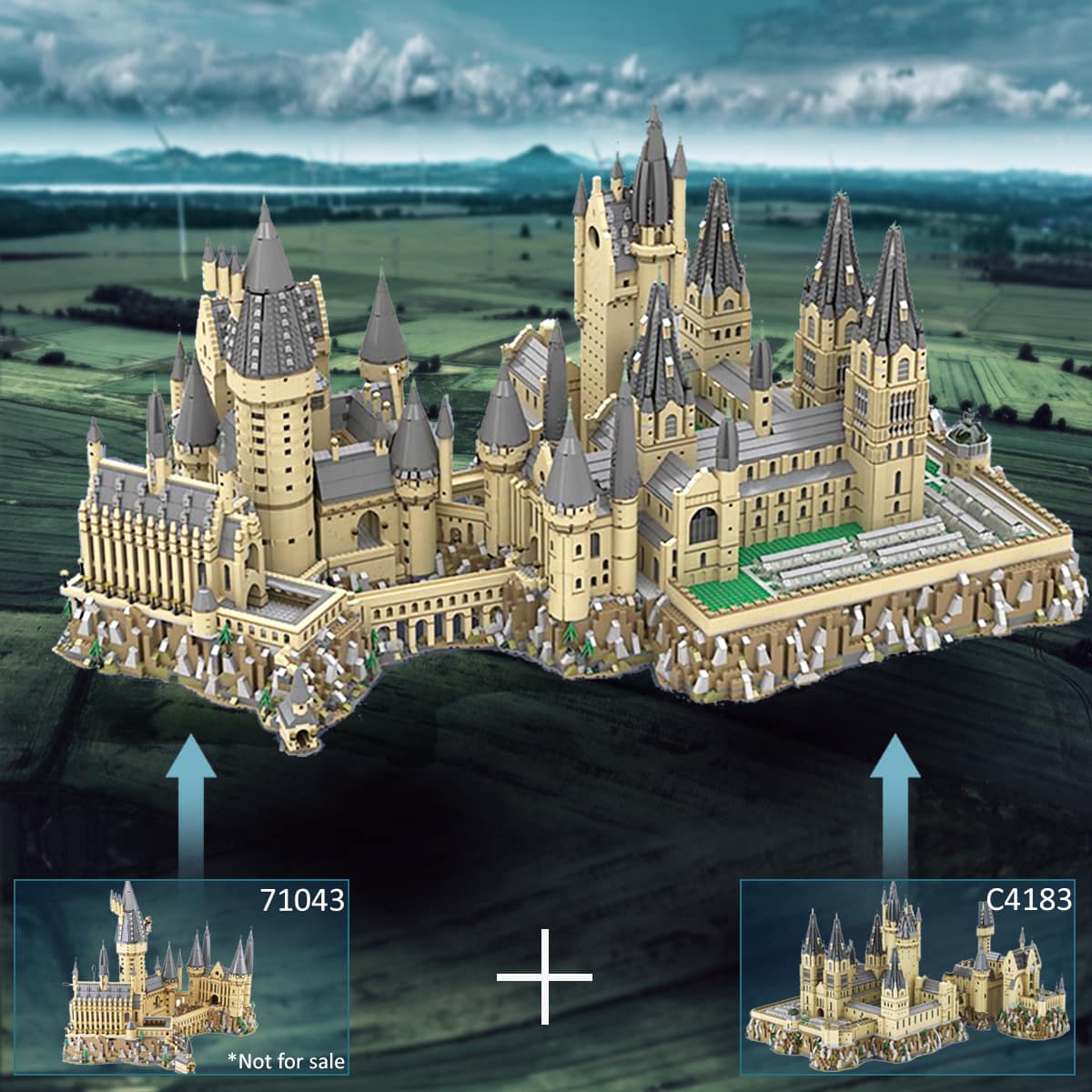 moc 30884 hogwart castle epic extension by moc factory 122116 - LEPIN Germany