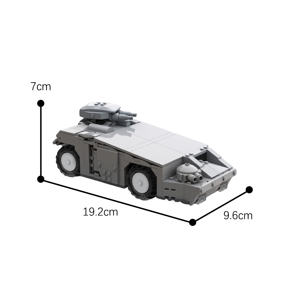 moc 35605 armored personnel carrier with 551 pieces 1 - LEPIN Germany