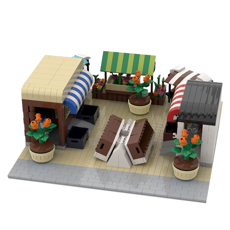 moc 35797 modular market with 1603 pieces - LEPIN Germany