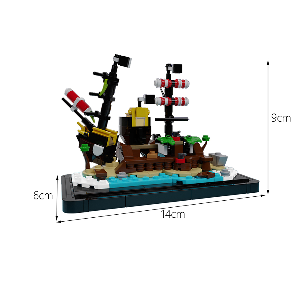 moc 38553 micro barracuda bay with 368 pieces 1 - LEPIN Germany