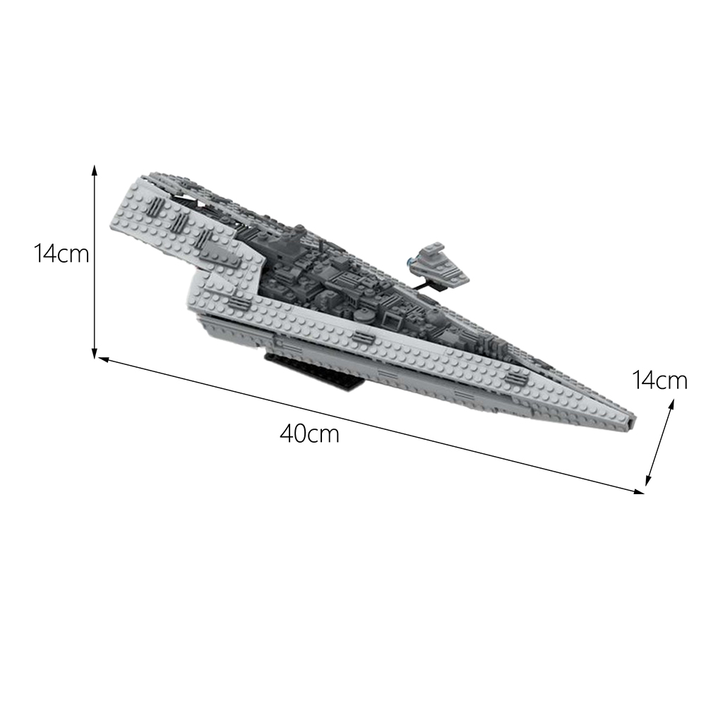moc 38791 issd midi scale super star destroyer with 480 pieces 2 - LEPIN Germany