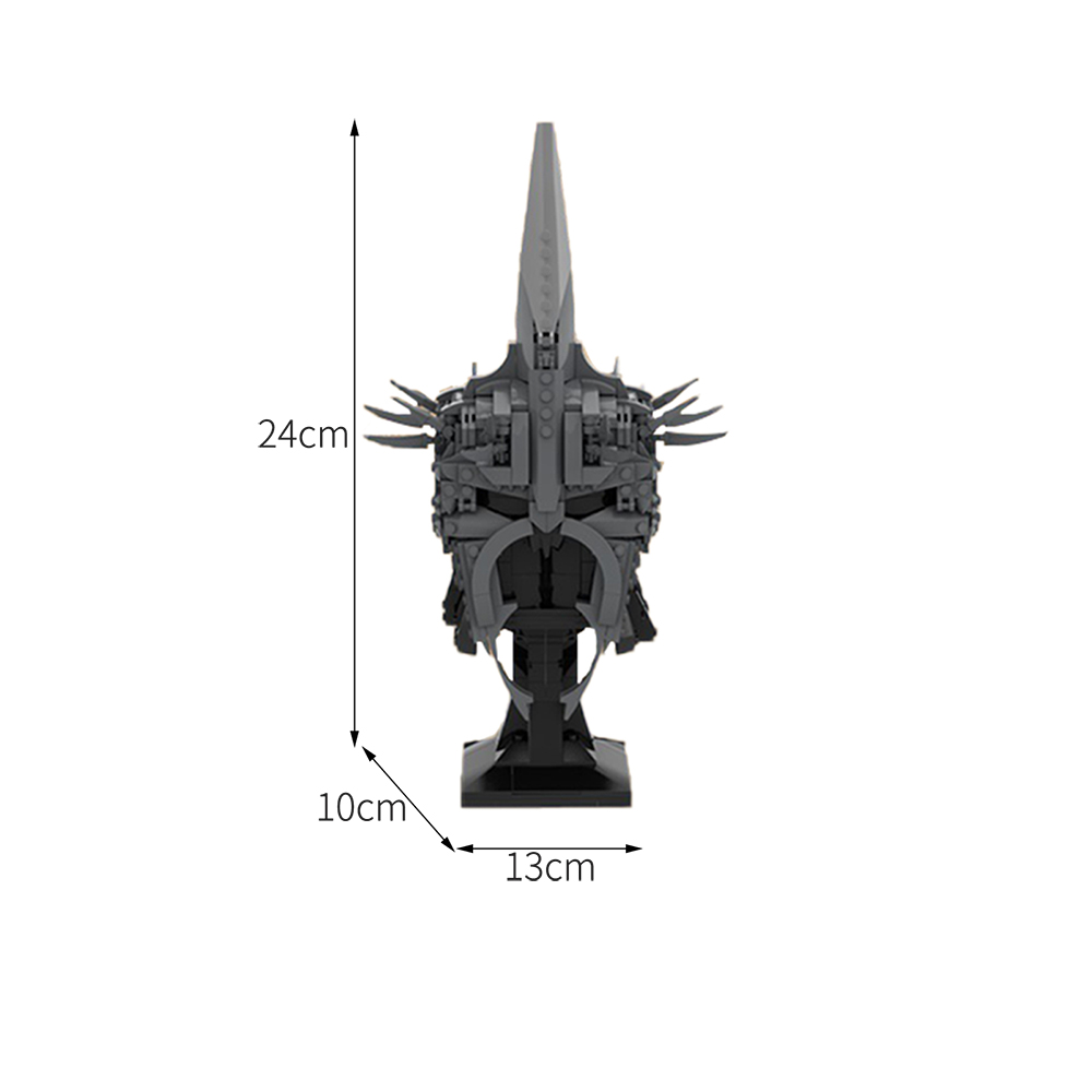moc 39100 the witch king of angmar helmet with 777 pieces 1 - LEPIN Germany