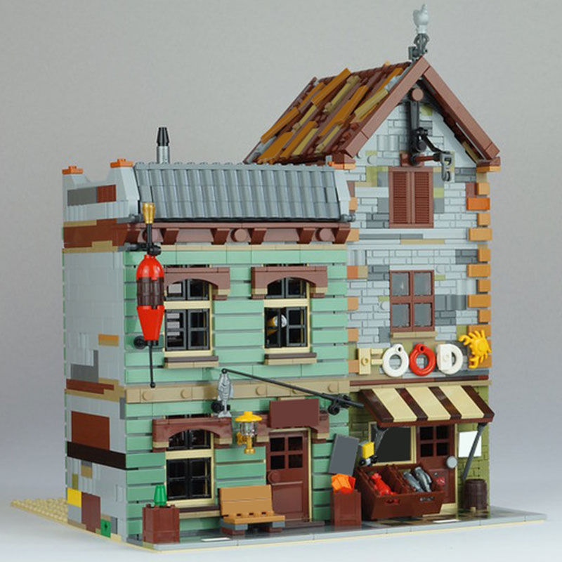moc 40048 modular bait shop and grocery with 1991 pieces 1 - LEPIN Germany