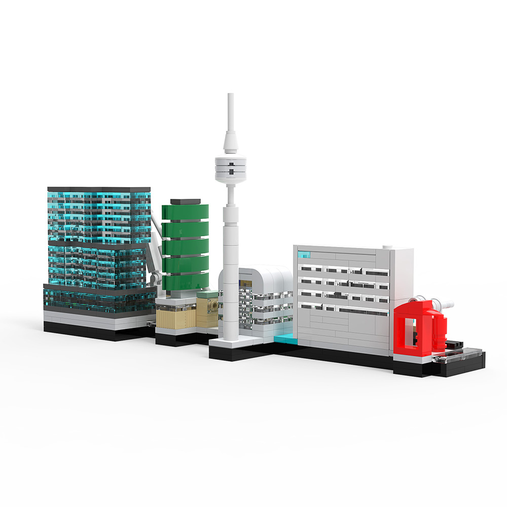 moc 40926 rotterdam skyline with 656 pieces 1 - LEPIN Germany