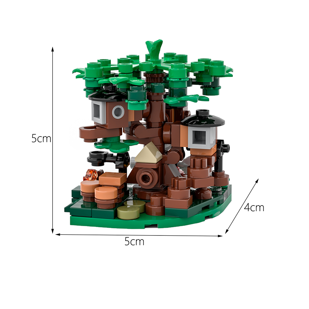 moc 41111 micro tree house with 104 pieces 1 - LEPIN Germany