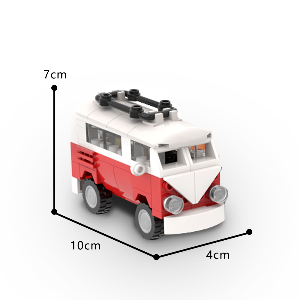 moc 46056 mini vw camper vans with 602 pieces 1 - LEPIN Germany