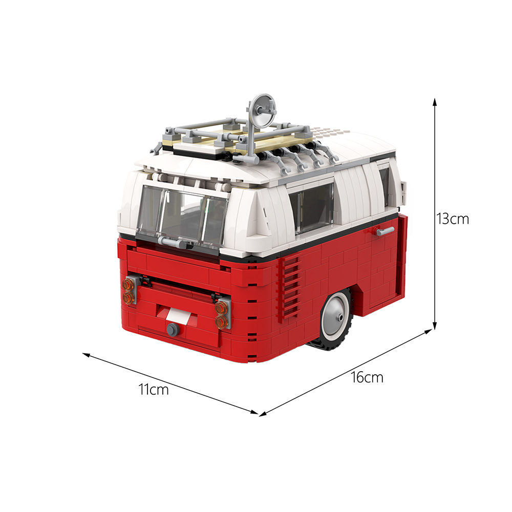 moc 46121 camping trailer with 896 pieces 2 - LEPIN Germany