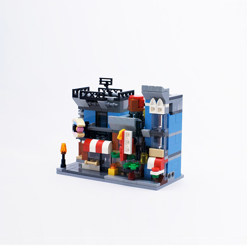 moc 4808 mini modular corner deli with 148 pieces 1 - LEPIN Germany