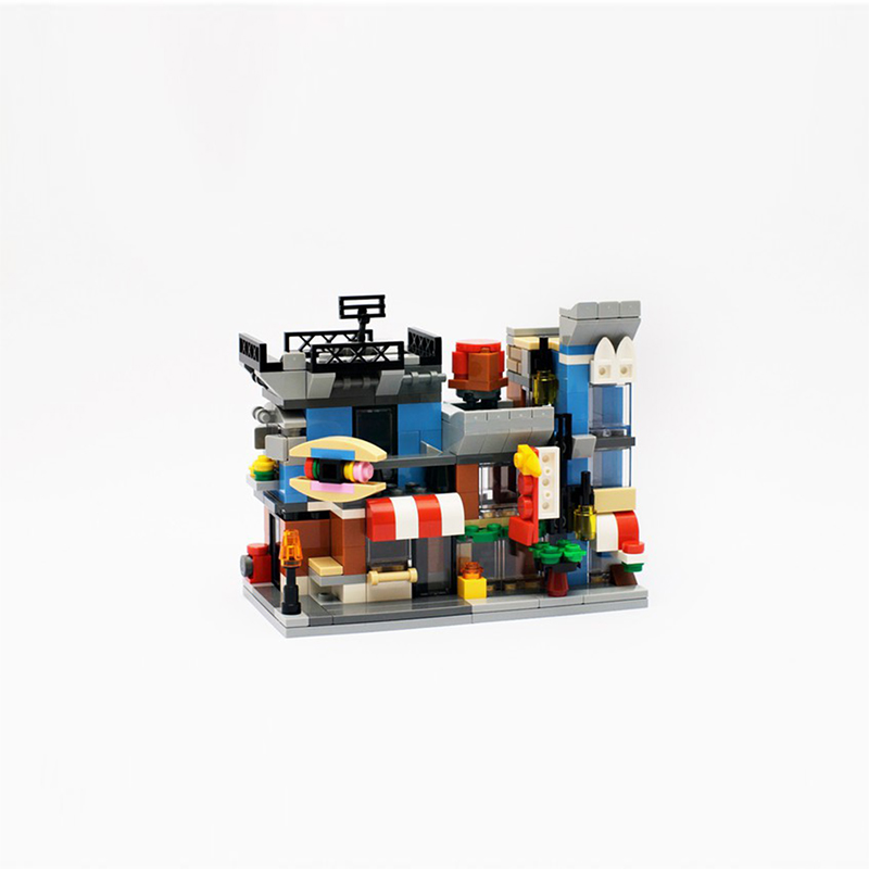moc 4808 mini modular corner deli with 148 pieces 2 - LEPIN Germany