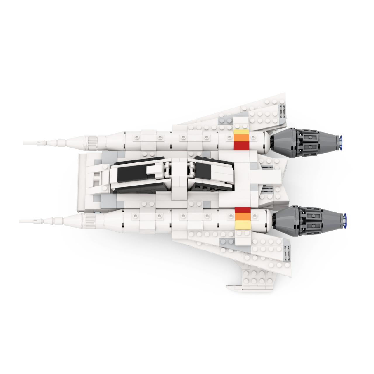 moc 48610 buck rogers starfighter ship with 548 pieces 1 - LEPIN Germany