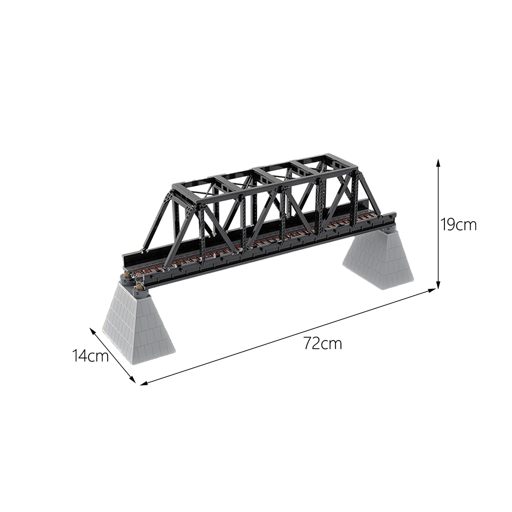 moc 51141 iron truss railway bridge with 1224 pieces 1 - LEPIN Germany