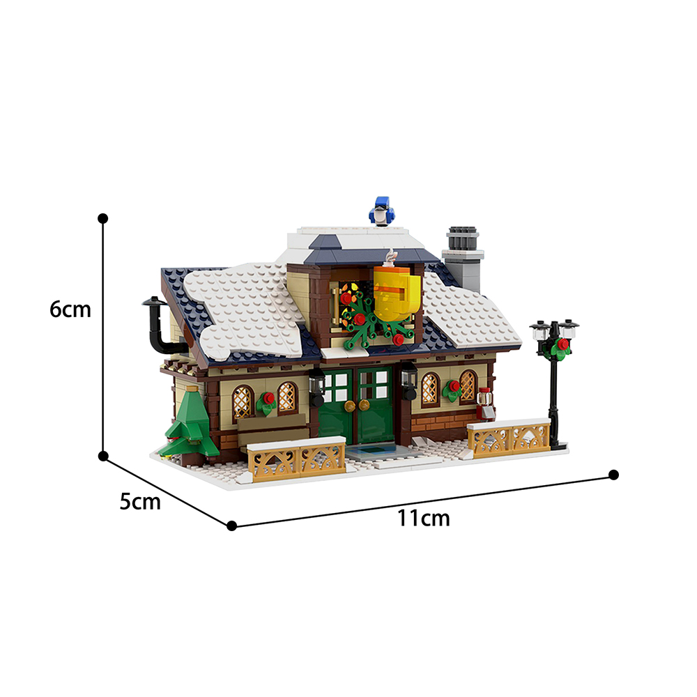moc 51898 winter village cafe with 844 pieces 1 - LEPIN Germany