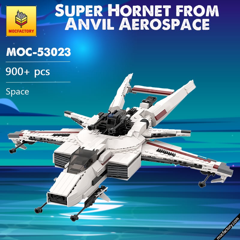 moc 53023 super hornet from anvil aerospace space by markhornet moc factory 5982 - LEPIN Germany