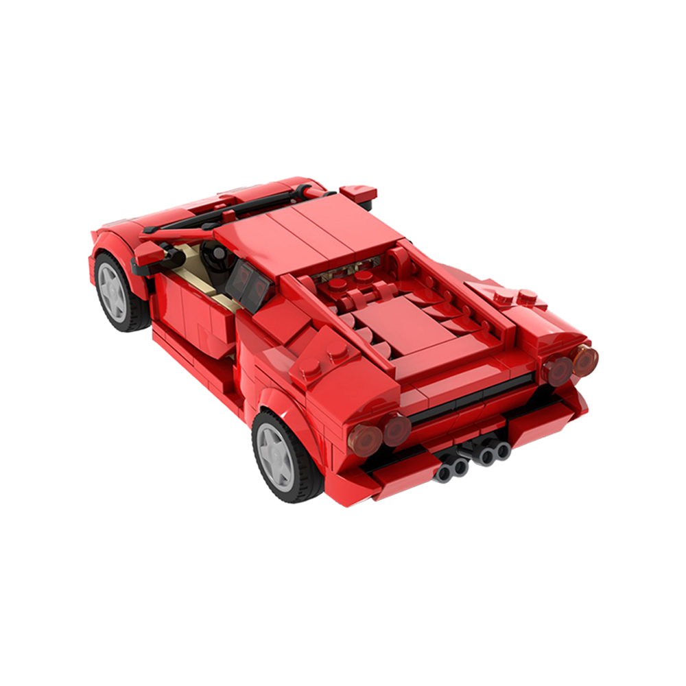 moc 53287 lamborghini diablo 6 0 red with 383 pieces 1 - LEPIN Germany