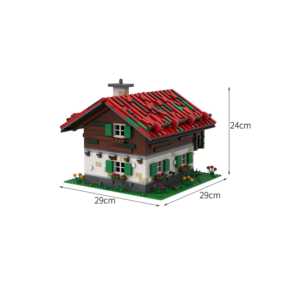 moc 55694 bergbauernhaus with 2370 pieces 1 - LEPIN Germany