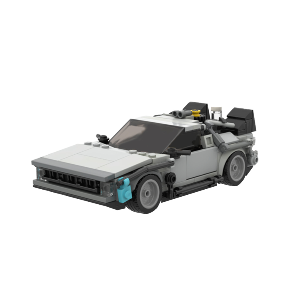 moc 58776 delorean time machine movie by legotuner33 moc factory 103934 - LEPIN Germany