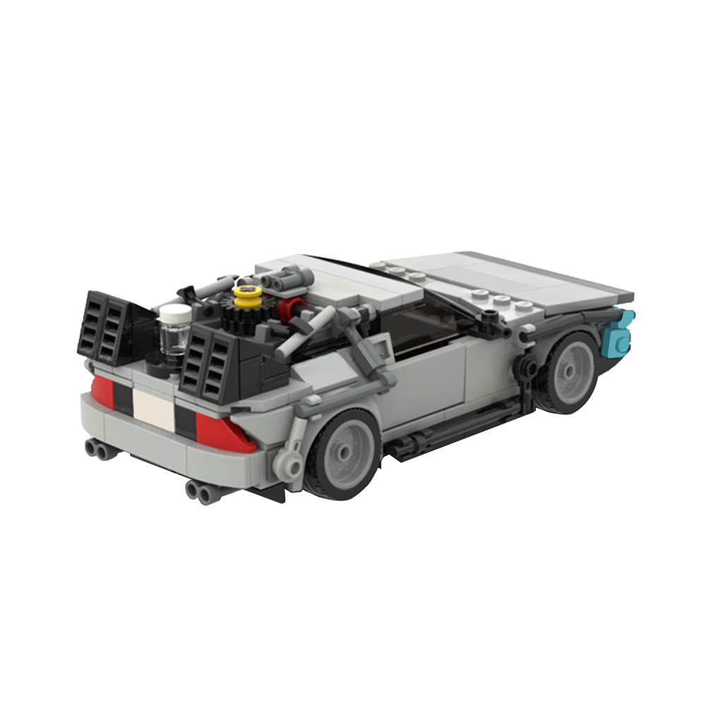 moc 58776 delorean time machine movie by legotuner33 moc factory 103936 - LEPIN Germany