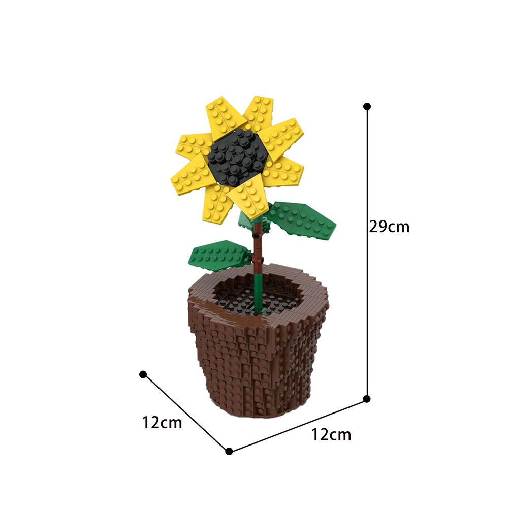 moc 59730 sunflower creator by anakin2001 moc factory 002910 - LEPIN Germany